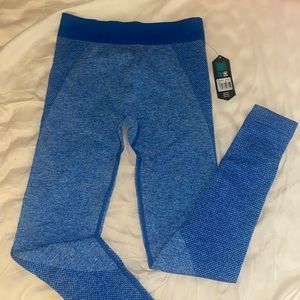 NWT Blue Seamless Leggings